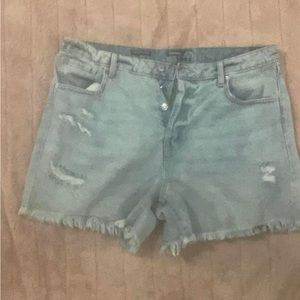 Denim shorts